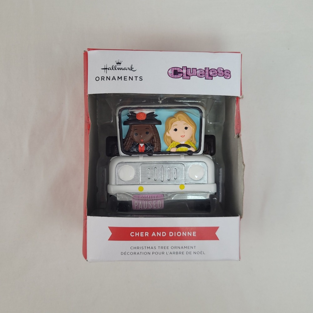 Hallmark Clueless Cher and Dionne Jeep Christmas Ornament 3HCM4282 New